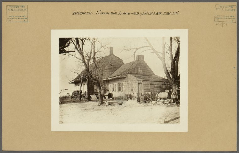 Art Print - Brooklyn: Canarsie Lane - 58th Street (East)