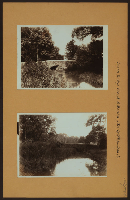 Art Print - Green Ridge Brook - Benham Bridge - Staten Island [Richmond.]
