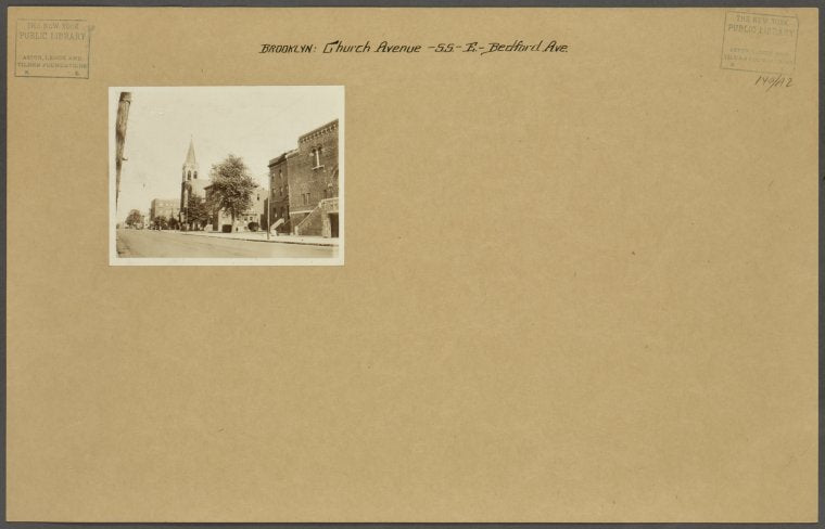 Art Print - Brooklyn: Church Avenue - Bedford Avenue